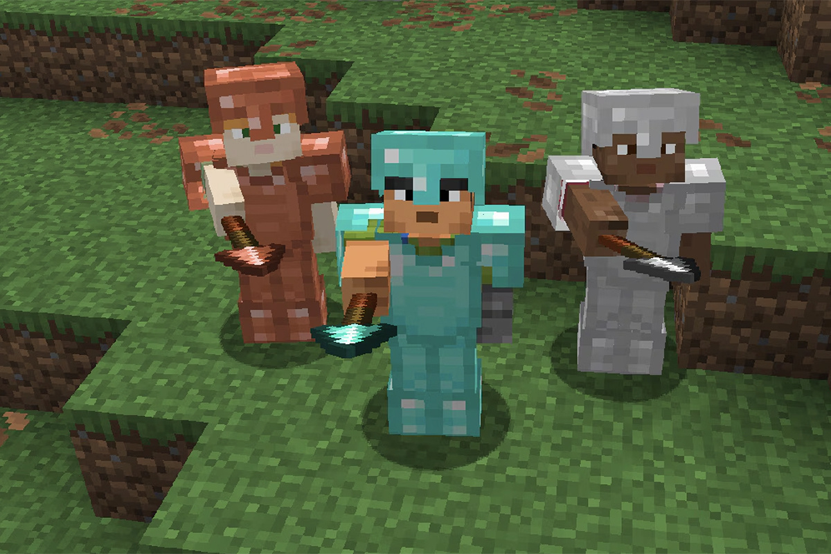 Mojang Studios📷Мир Minecraft построен из небольших блоков, похожих на кубики конструктора