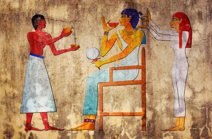 Окрашивание волос в Древнем Египте