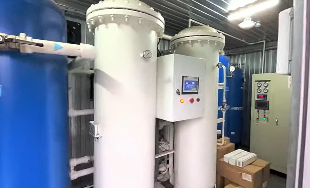 Кислородная станция Safe Equip с заправкой в баллоны для золотодобывающей компании