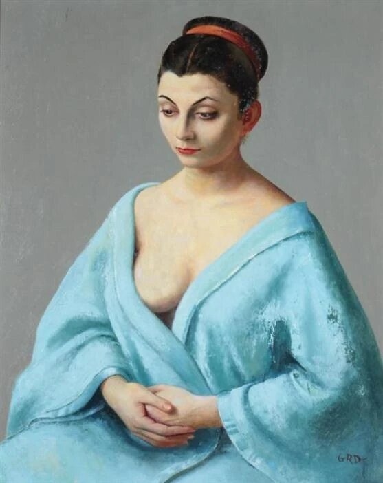 Глэдис Рокмор Дэвис, "Женщина в голубом"