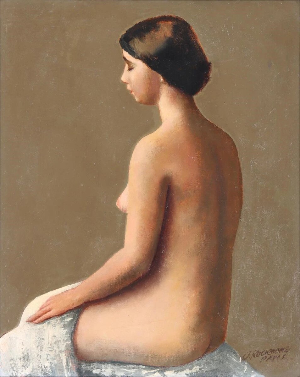 Глэдис Рокмор Дэвис, "Сидящая женщина"