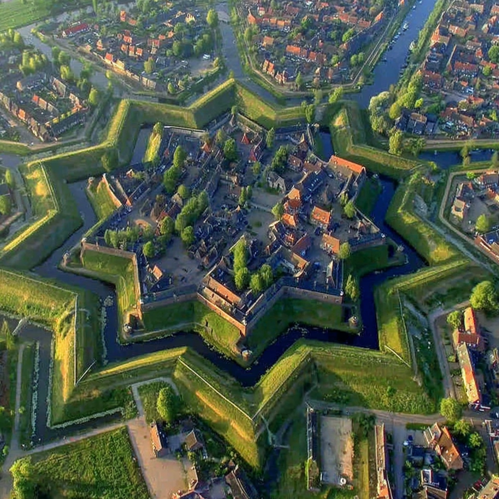 Даная картинка сгенерирована нейросетью. В интернете полно реальных фотографий данных сооружений.