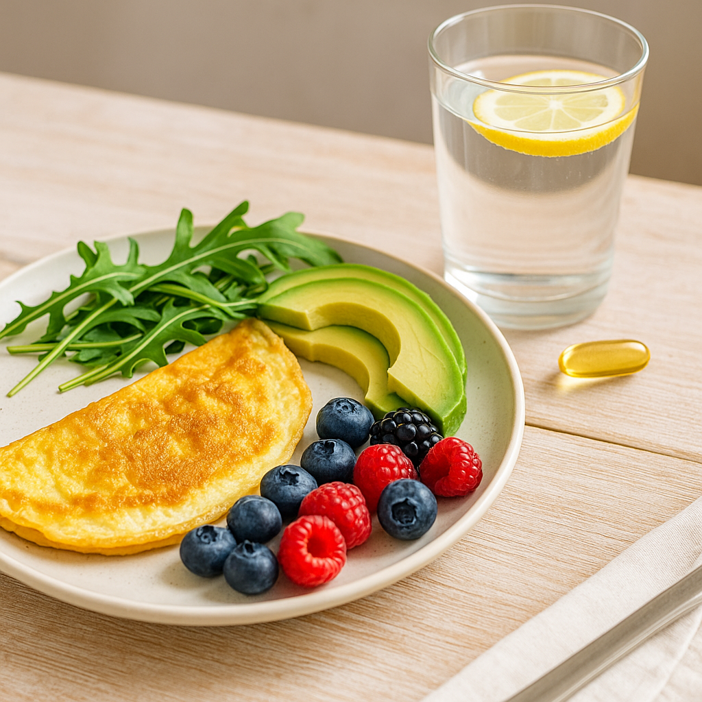 Продукты для здоровой кожи - белок, омега-3, антиоксиданты. Завтрак, который улучшает состояние кожи после 35 лет.