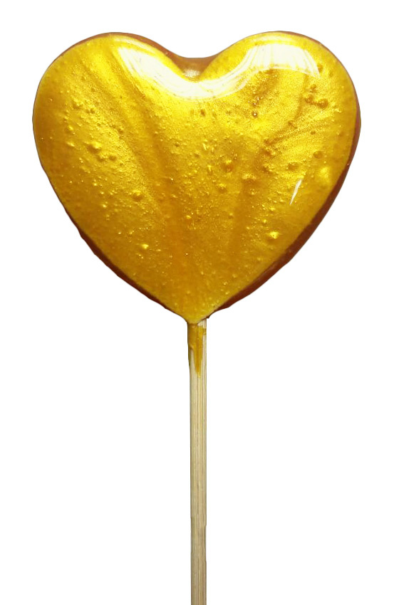 Золотистые леденцы с логотипом — искрящиеся сувениры на Новый год