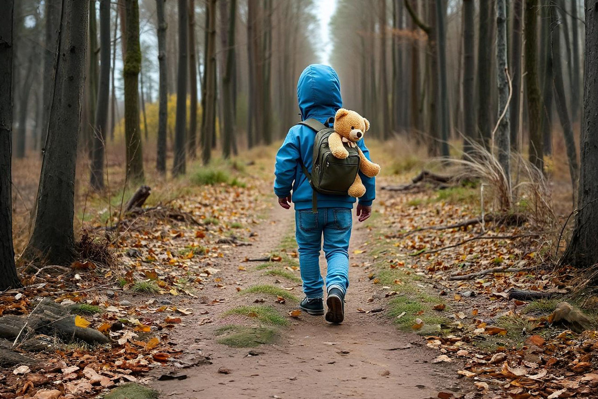 Семья с ребенком пропали в Партизанском районе.  Фото: Изображение сгенерировано нейросетью Kandinsky 3.1