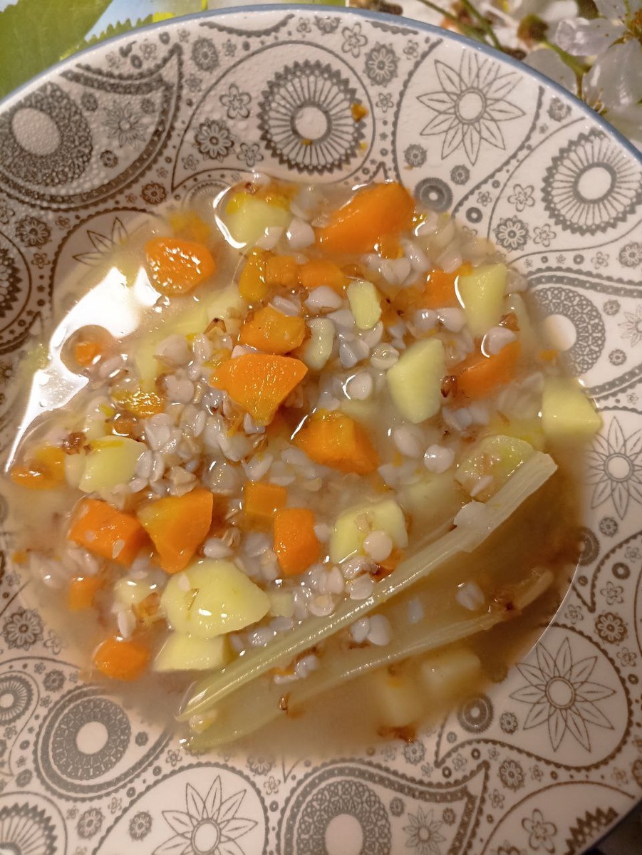 диетический суп с сельдереем без пережарки