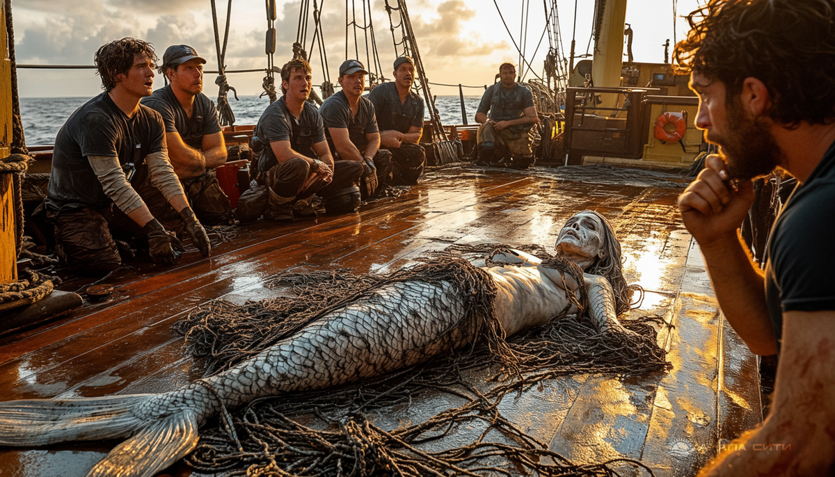 Русалку выловили из моря