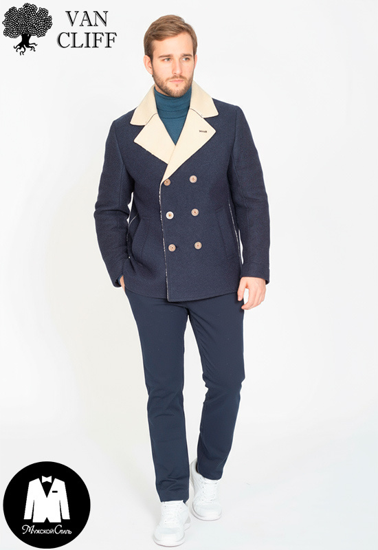 Стильный мужской образ с курткой-бушлатом "Мэлоун"