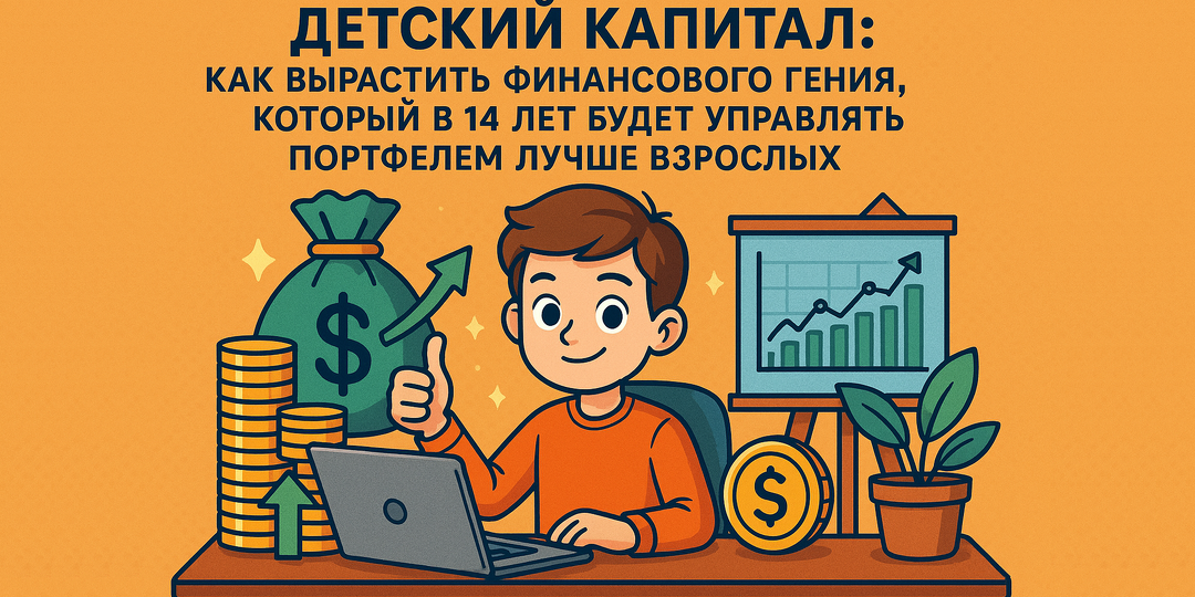 Детский капитал: Как вырастить финансового гения, который в 14 лет будет управлять портфелем лучше взрослых