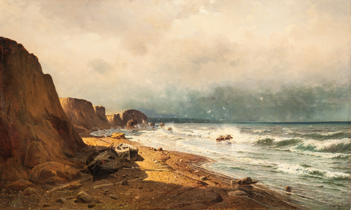 Руфин Судковский «Перед бурей», 1881 год