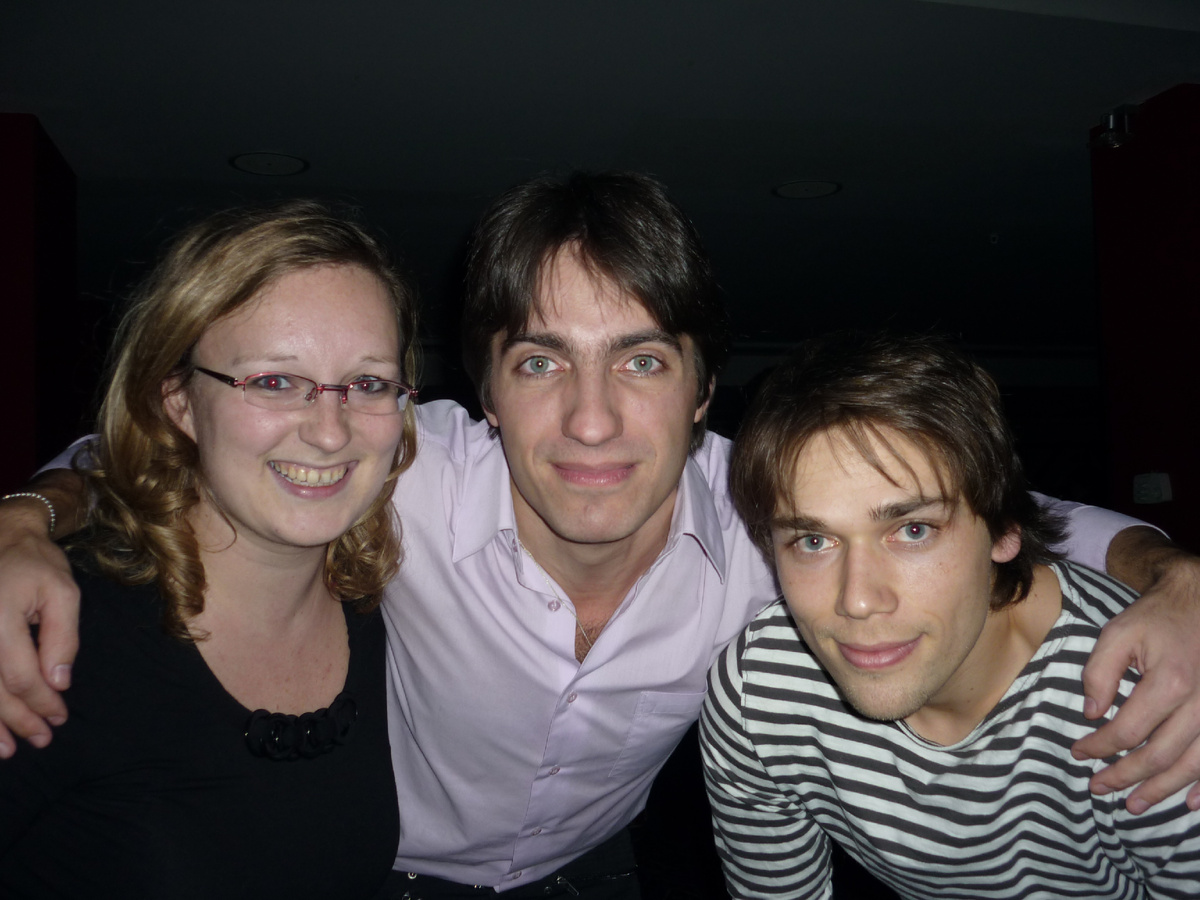 С Синди и Симоном 