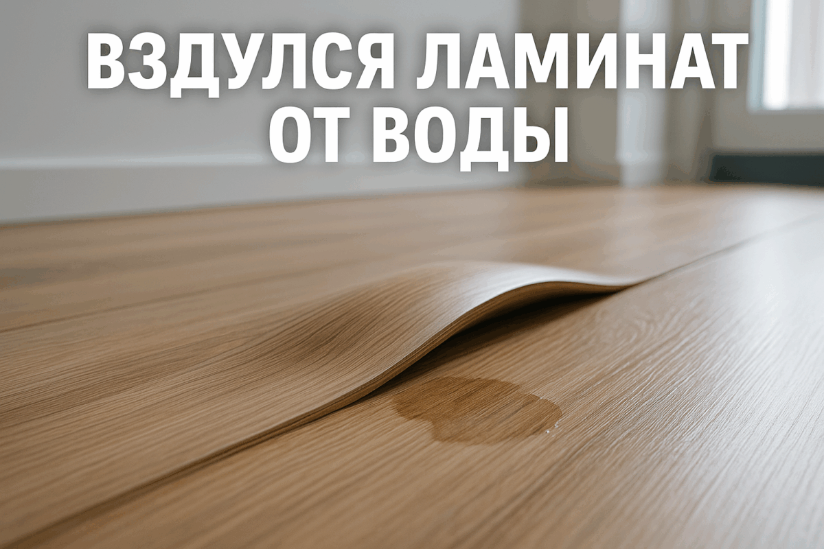    Вздулся ламинат от воды — что делать Михаил Юрьевич