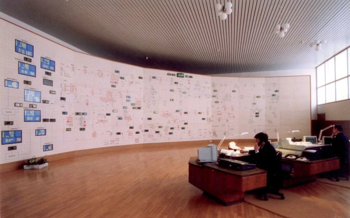 Диспетчерский щит 1961 года