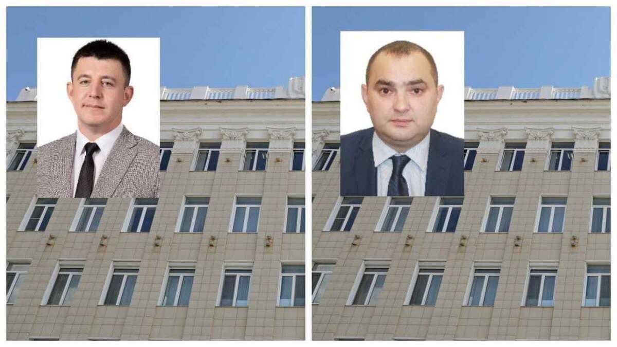    Фото: мэрия Уфы. Рустам Хазиев слева, Булат Газизов справа