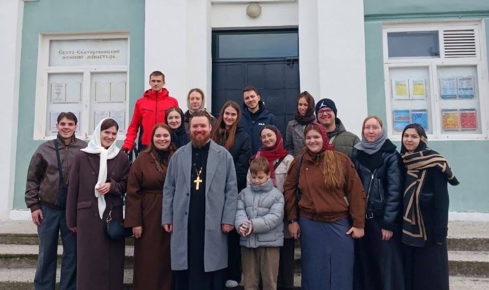 В тверском монастыре побывала делегация паломников из Санкт-Петербурга
