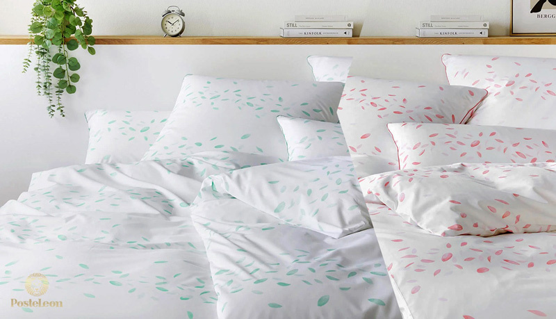 Немецкое постельное бельё Elegante из мако-батиста, дизайн Flyer. Posteleon.ru