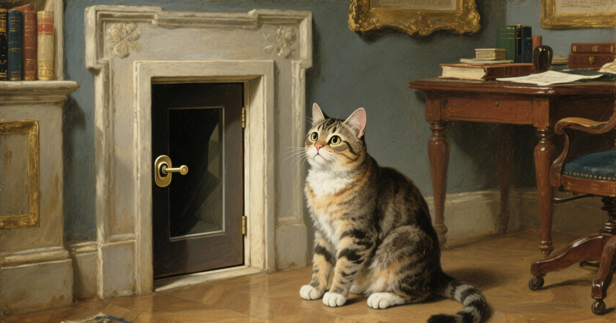 Личная дверь для кота - базовый минимум, а не роскошная привилегия!