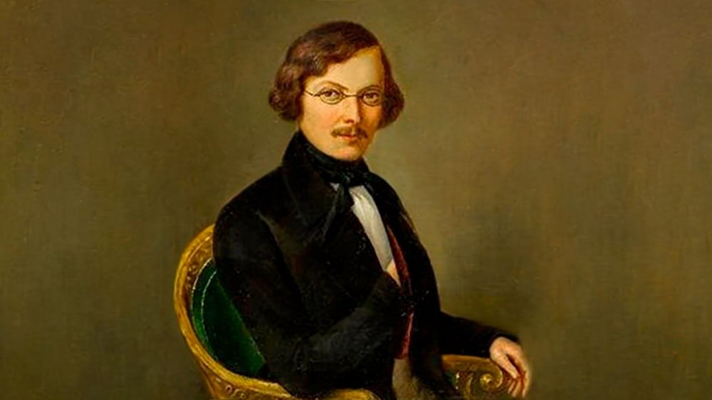 Е. Больтц. Портрет Николая Гоголя (фрагмент). 1845. Государственный музей истории российской литературы им. В.И. Даля, Москва