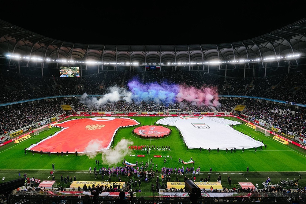    Матч России с Ираном на прошлой неделе побил рекорд посещаемости стадиона в Волгограде. / Сергей Дзюбин / Российский футбольный союз