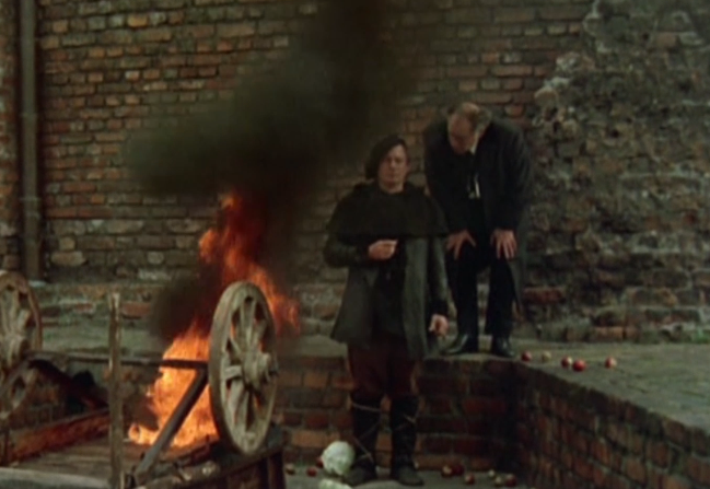 Фрагмент из фильма «Убить дракона» (реж. Марк Захаров), СССР, Германия (ФРГ), 1988 г.