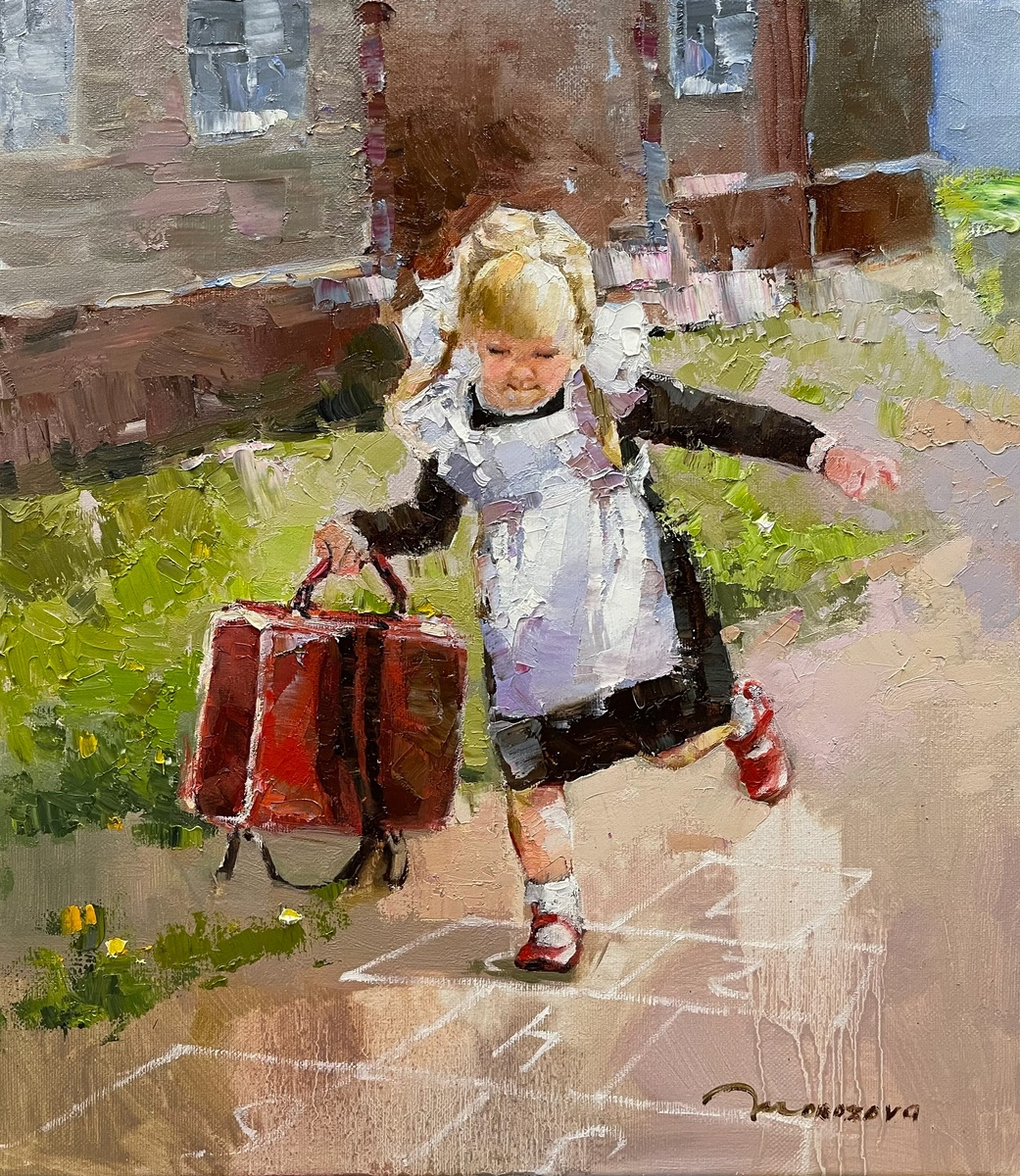 © Инесса Морозова. Классики. Холст, масло. 40 х 35см.