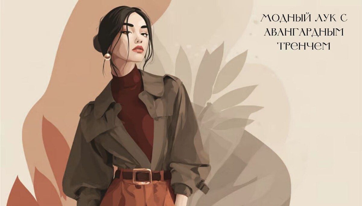 Стильный тренч