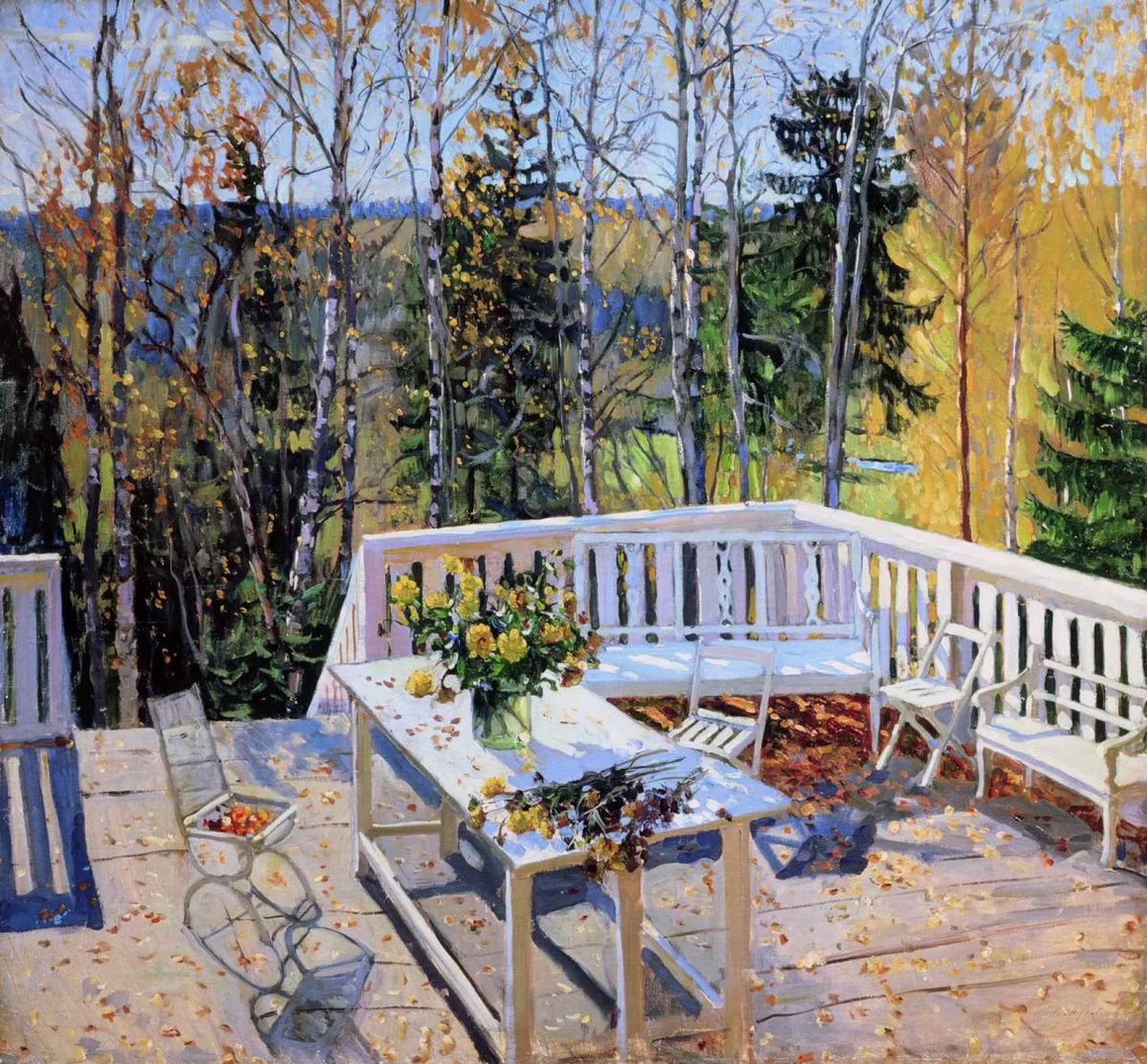 Брошенная терраса. 1911. Тульский областной художественный музей, Тула