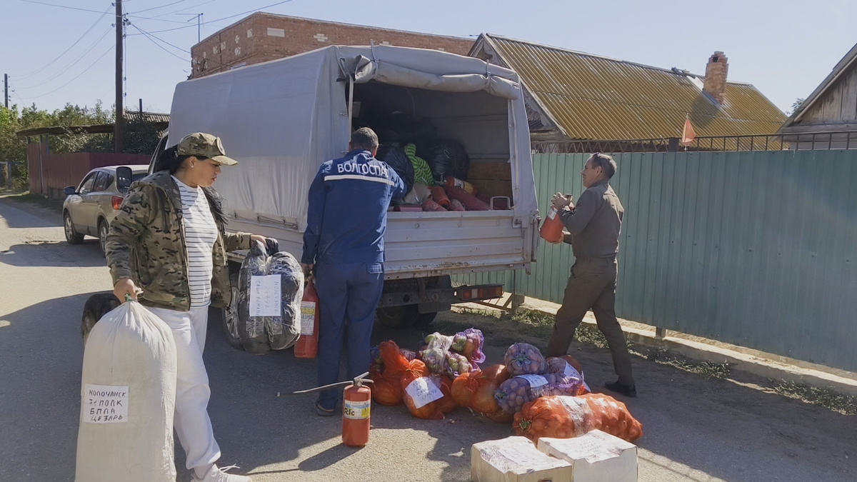 Областная пожарно-спасательная служба «Волгоспас» оказывает системную гуманитарную помощь бойцам СВО