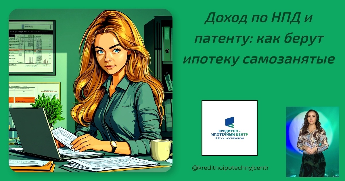   doход-po-npd-i-patentu-kak-berut-ipoteku-samozanyatye Юлия Сергеевна Рослякова