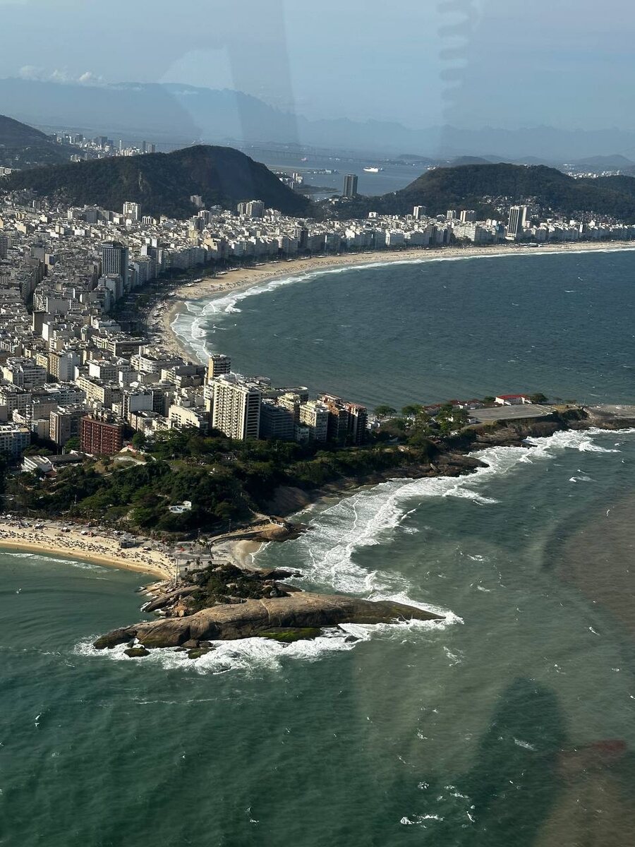Вид на Рио с вертолета 