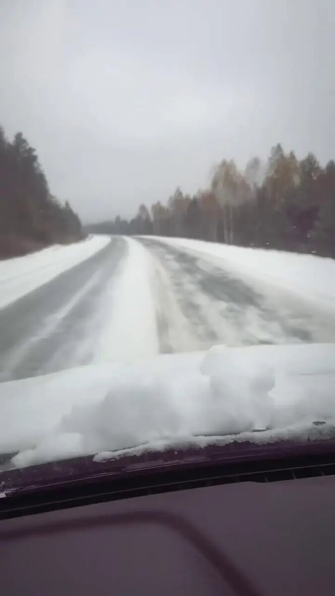    Снег в Башкирии. Фото: кадр видео из соцсетей