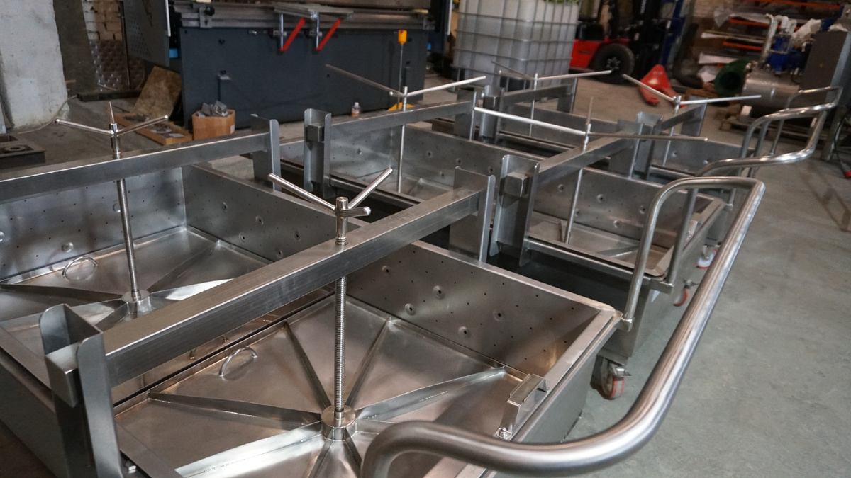 Пресс-тележки на 500 литров