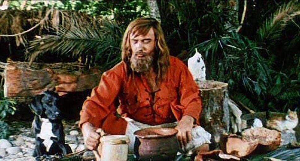 С. Говорухин, режиссёр "Робинзона Крузо": "С любым актёром за 20 минут экранного времени становится скучно, но не с Куравлёвым"