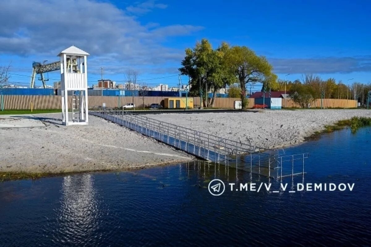    Центральный пляж Белгорода модернизируют для удобства маломобильных граждан