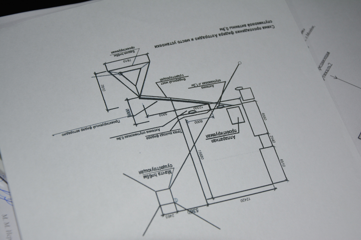 Схема узла связи