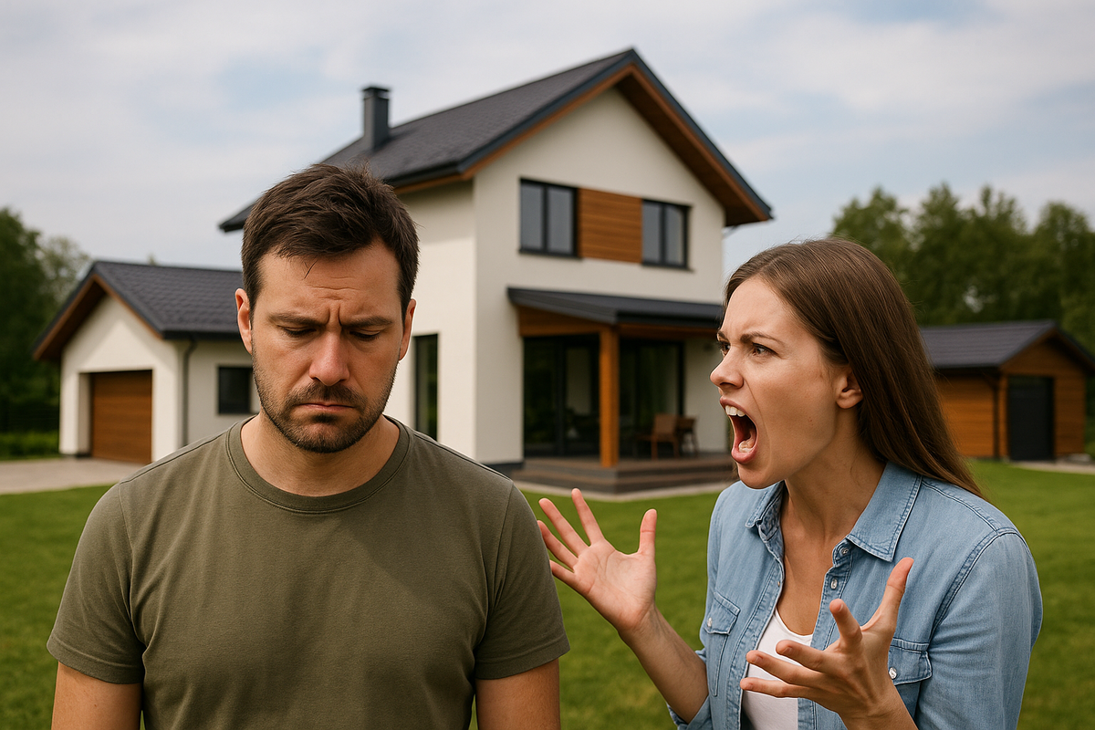 Проблемы после строительства дома выглядят так