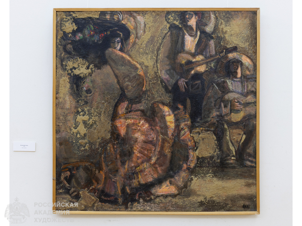 Фрагмент экспозиции «Греческое сердце, Русская душа» Альбины Акритас в залах Российской академии художеств (Москва, Пречистенка, 21). Фото Виктора Берёзкина, пресс-служба РАХ. 2025.