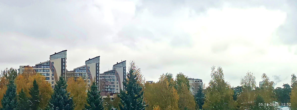 Где-то на просторах моего города. Фотография автора, октябрь 2025 года. 