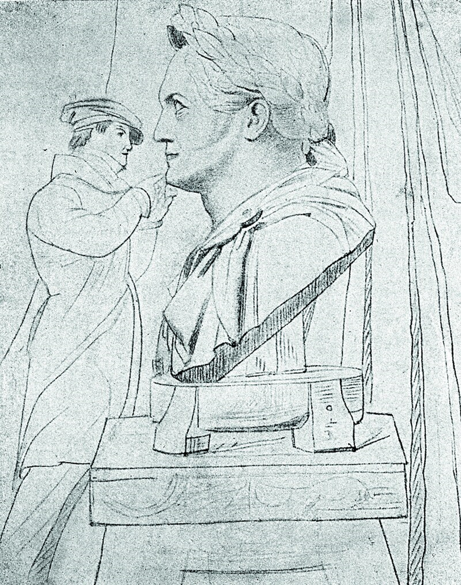 М. Т. Марков. Скульптор Орловский в мастерской Торвальдсена. Рим 1827 год. Русский музей 