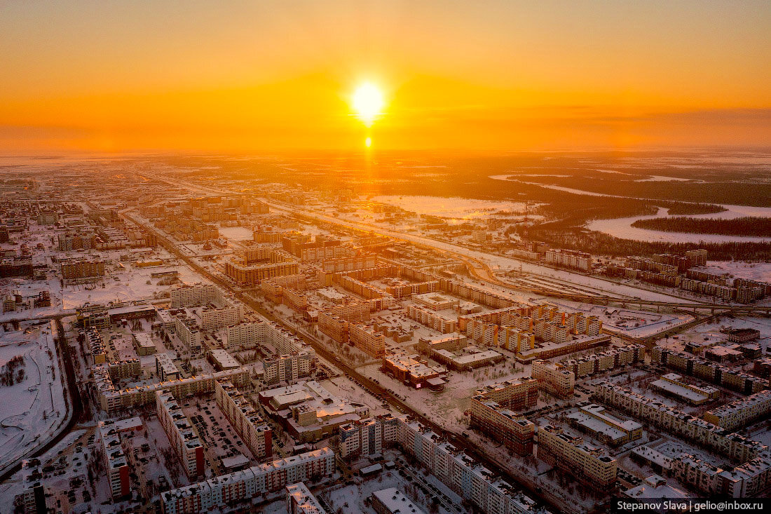 Новый Уренгой (ЯНАО). Автор фото: Слава Степанов. Источник: gelio.livejournal.com