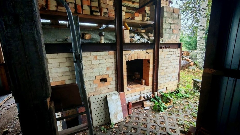 Дровяной горн для обжига.
Автор: "ДП"