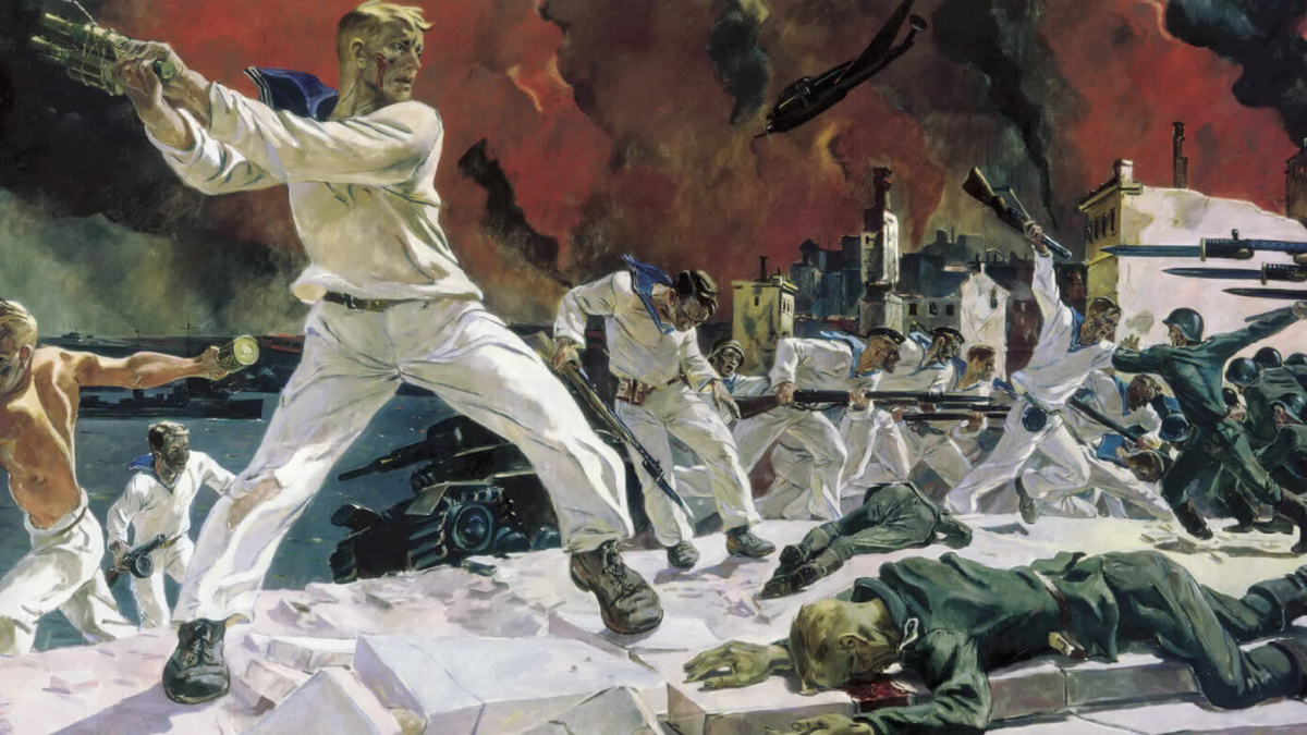 Александр Дейнека. «Оборона Севастополя», 1942 г.