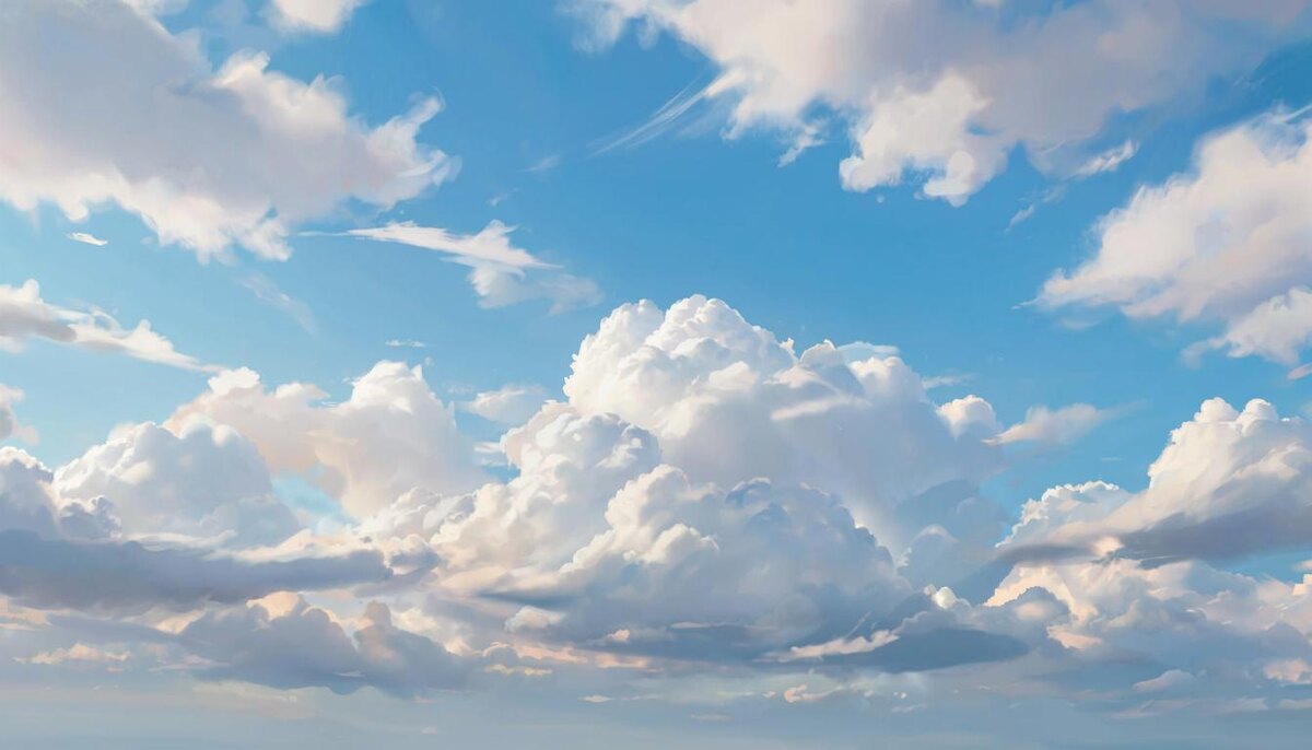 Небо с облаками