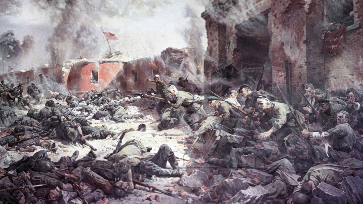 Петр Кривоногов. «Защитники Брестской крепости», 1951 г.