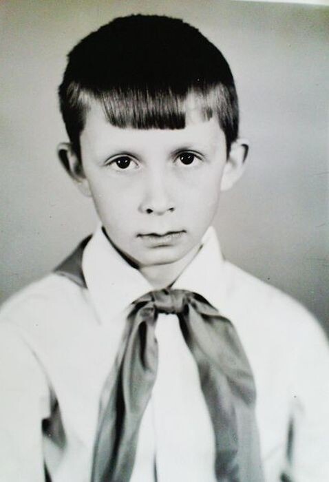 Дмитрий Соколов в детстве.
