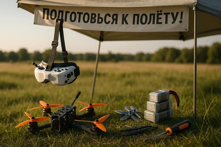    Что брать с собой на тренировку с FPV-дроном "Обученик"