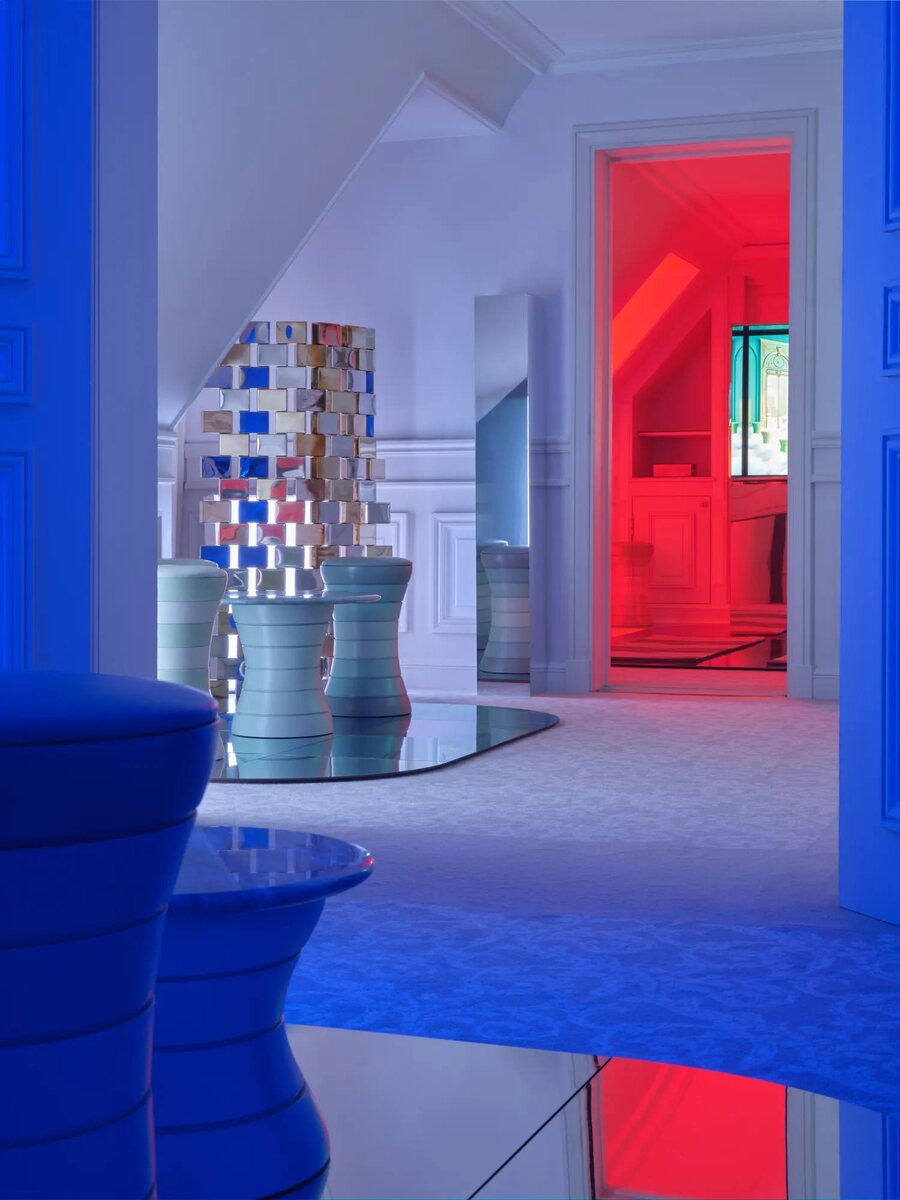 Интерьер Suite 1835 в отеле Le Meurice в Париже