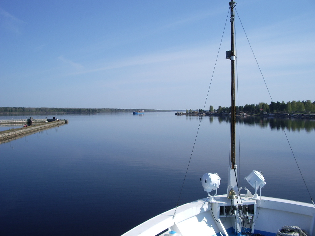 По пути в Мандроги. Свирь. Стстема шлюзов.