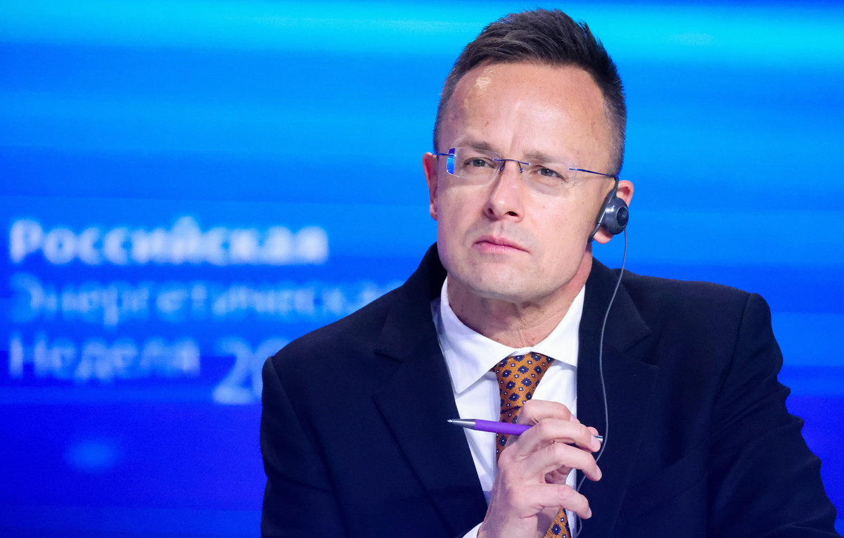    Глава МИД Венгрии Петер Сийярто  Евгений Мессман/ТАСС