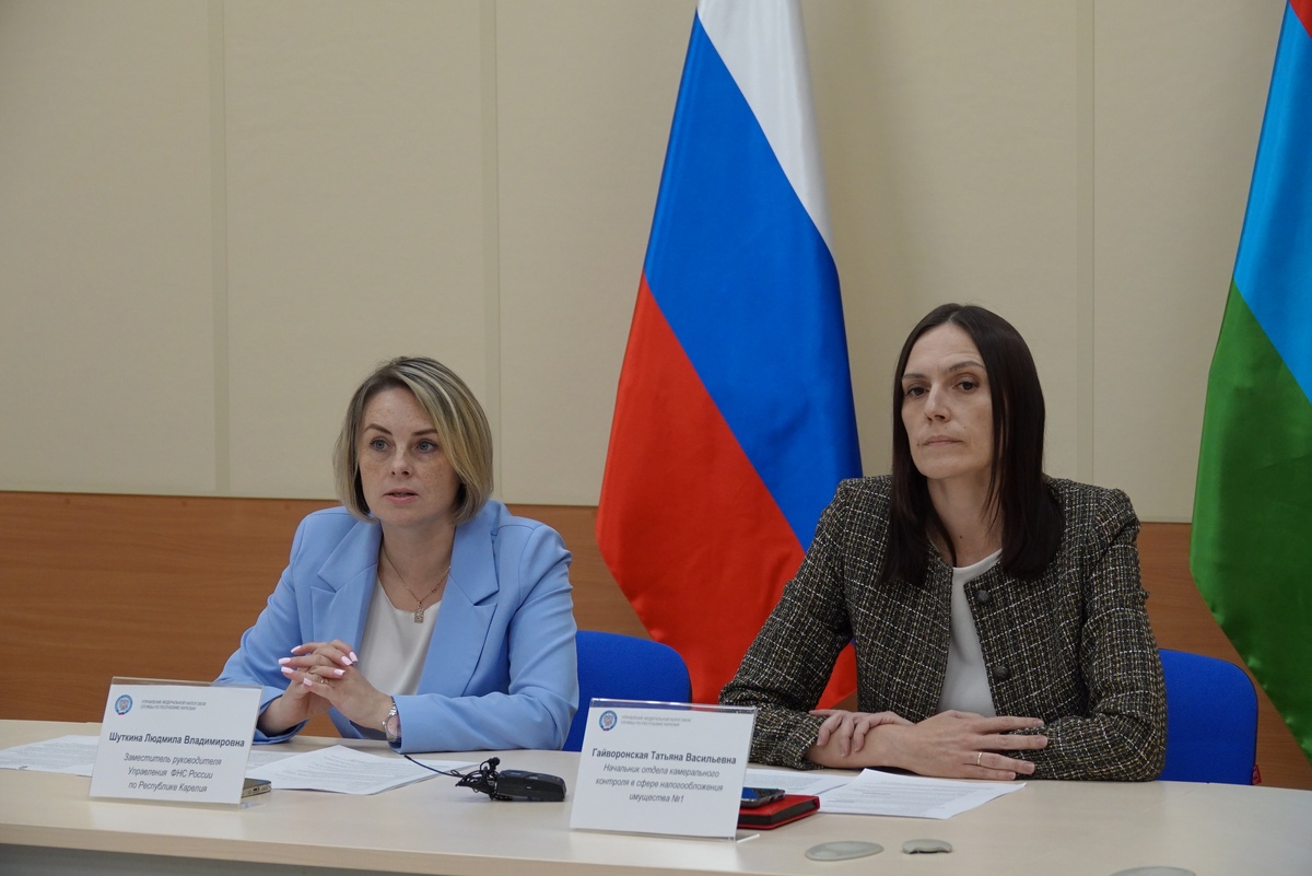    Брифинг на тему «Имущественная кампания — 2025» с участием УФНС по Карелии. Фото: «Республика» / Дарья Бутенева